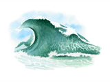 Illustration of Wave (Large) (#4774)